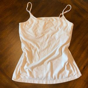 3/$20 Merona white camisole with concealed bralet